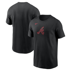 Atlanta Braves Color Pop T-Shirt - Black | Nike