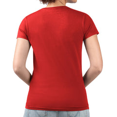 NFL Tampa Bay Buccaneers G-III 4Her by Carl Banks Women's Super-Slim Fit Lightweight Pinstripe Circle V-Neck T-Shirt