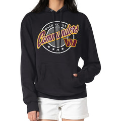NFL Washington Commanders G-III 4Her by Carl Banks Women's Pinstripe Circle Fleece Pullover Hoodie