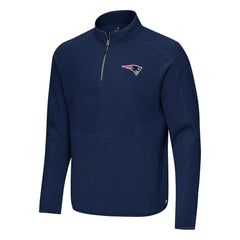 NFL New England Patriots Antigua Step Up Quarter-Zip Pullover