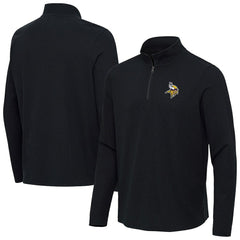NFL Minnesota Vikings Antigua Sync Tri-Blend Quarter-Zip Pullover