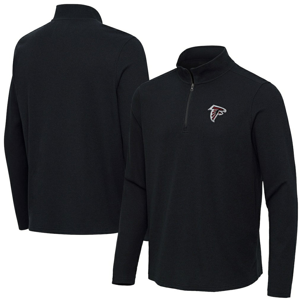 NFL Atlanta Falcons Antigua Sync Tri-Blend Quarter-Zip Pullover