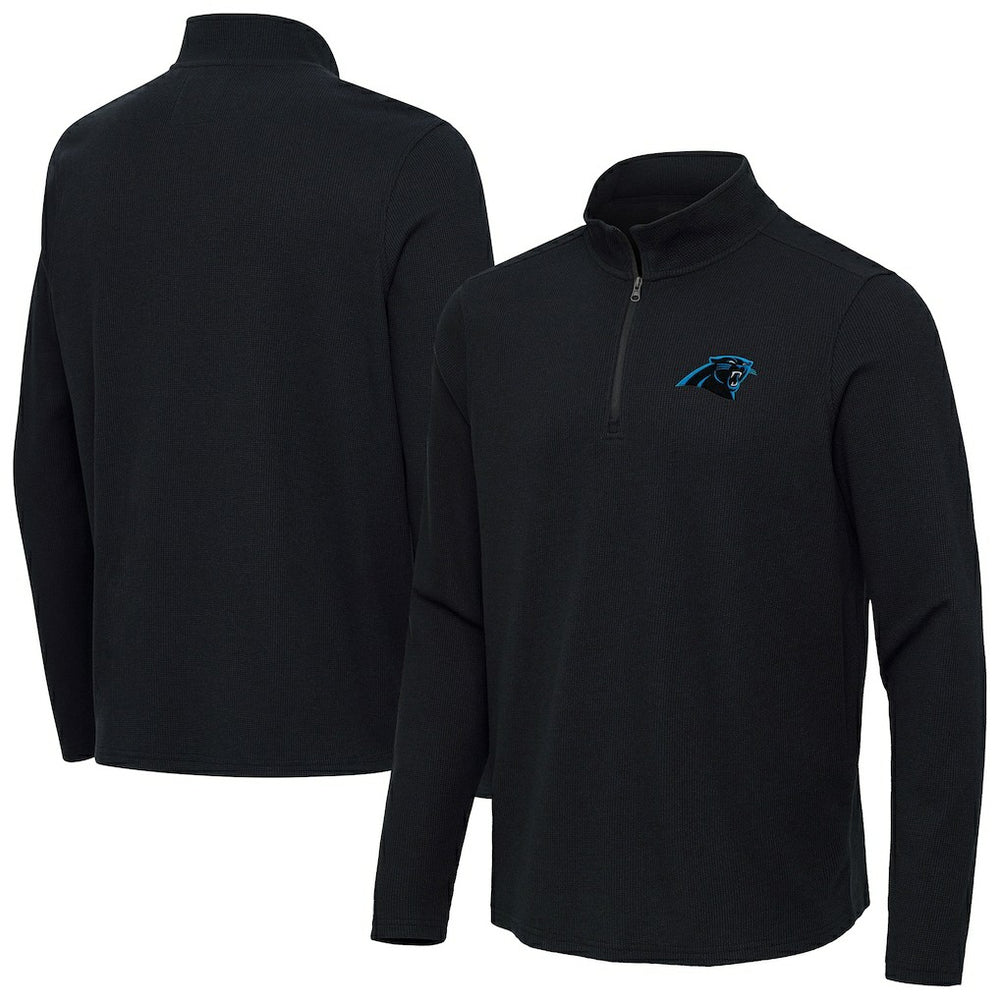 NFL Carolina Panthers Antigua Sync Tri-Blend Quarter-Zip Pullover