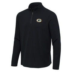 NFL Green Bay Packers Antigua Sync Tri-Blend Quarter-Zip Pullover