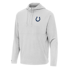 NFL Indianapolis Colts Antigua Connected Quarter-Zip Pullover Hoodie