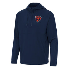 NFL Chicago Bears Antigua Connected Quarter-Zip Pullover Hoodie