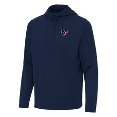 NFL Houston Texans Antigua Connected Quarter-Zip Pullover Hoodie