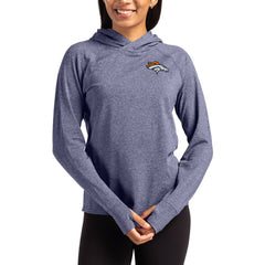 NFL Denver Broncos Cutter & Buck Women's Primary Logo Adapt Knit Recycled Raglan Pullover Hoodie