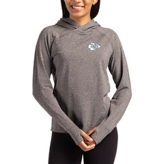 NFL Kansas City Chiefs Cutter & Buck Women's Tonal Logo Adapt Knit Recycled Raglan Pullover Hoodie
