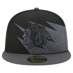 Chicago Blackhawks New Era Spikes 59FIFTY Fitted Hat