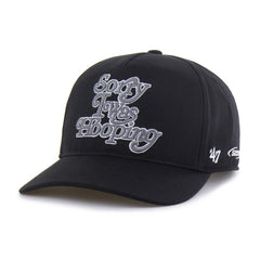 Brooklyn Nets Brand Seen by '47 Sorry I Was Hooping Hitch Adjustable Hat - Black | 47 brand on sale