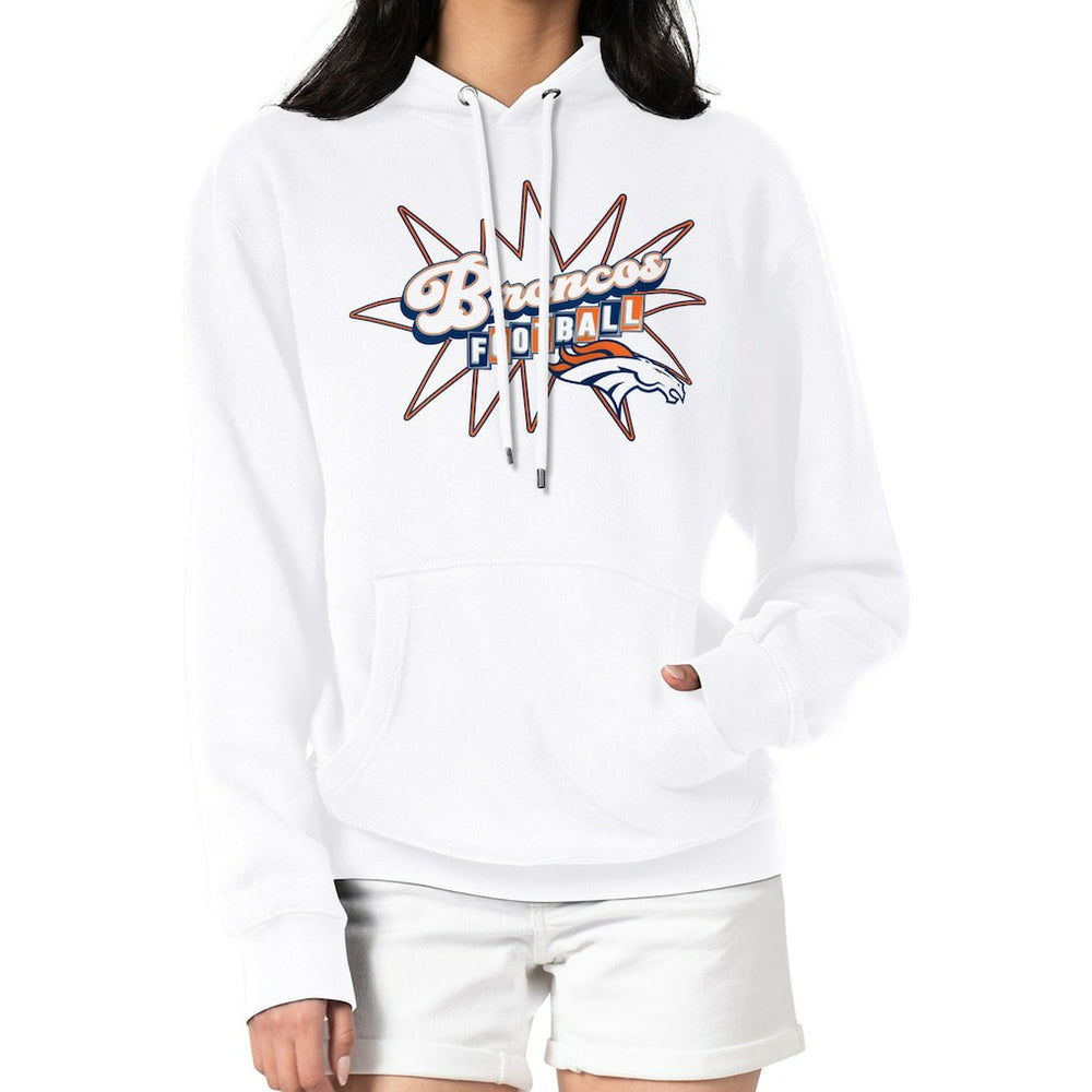 NFL Denver Broncos Starter Women's Drive-In Sign Pullover Hoodie