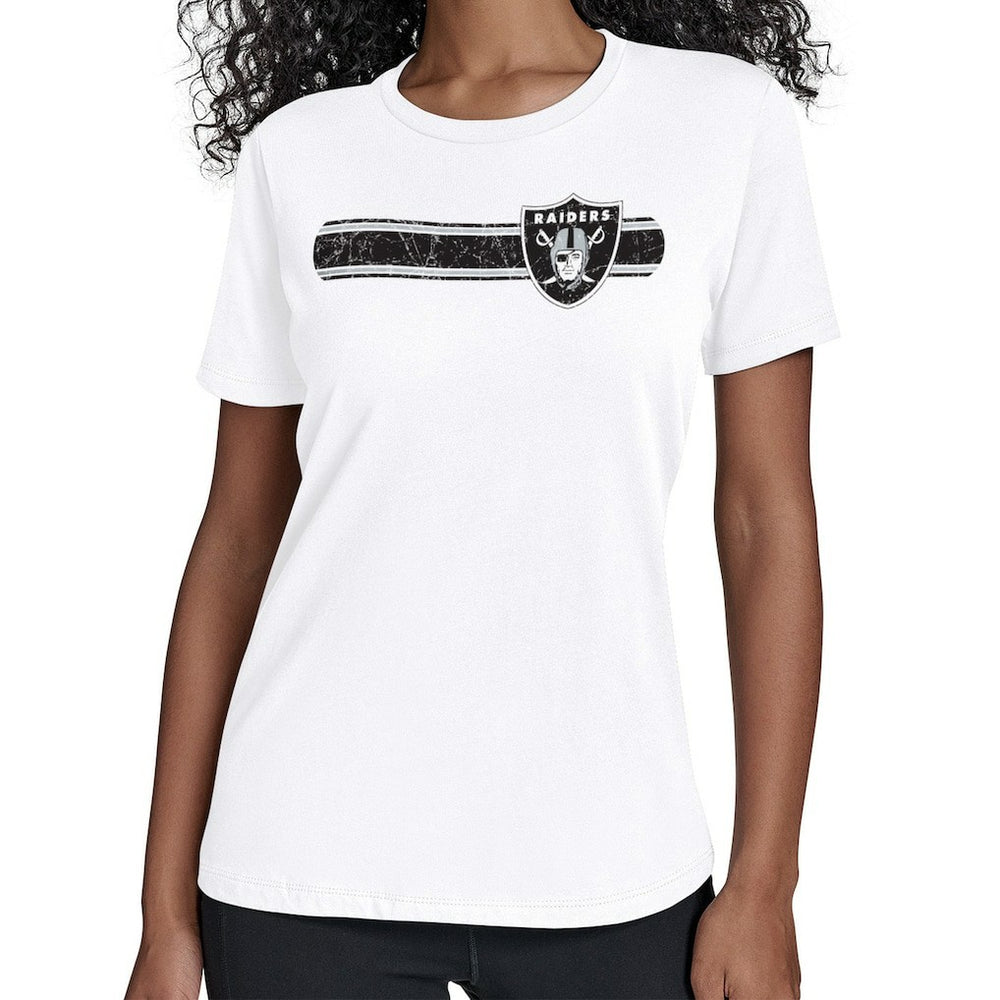 NFL Las Vegas Raiders Starter Women's Team Stripe T-Shirt