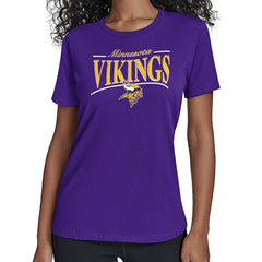 NFL Minnesota Vikings Starter Women's Arch Stripe T-Shirt