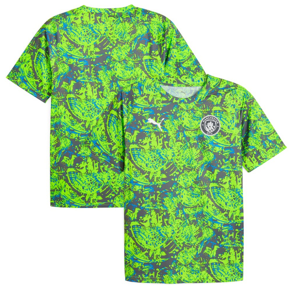 Manchester City 2025/26 Pre-Match Training Jersey / Soccer Online