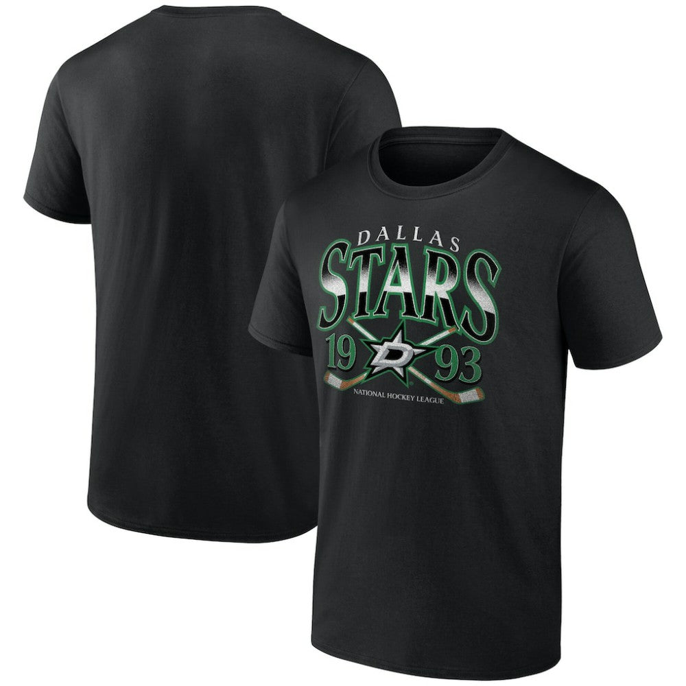 Dallas Stars Retro Cross Sticks T-Shirt