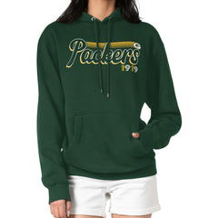 NFL Green Bay Packers Starter Women's Groovy Script Pullover Hoodie