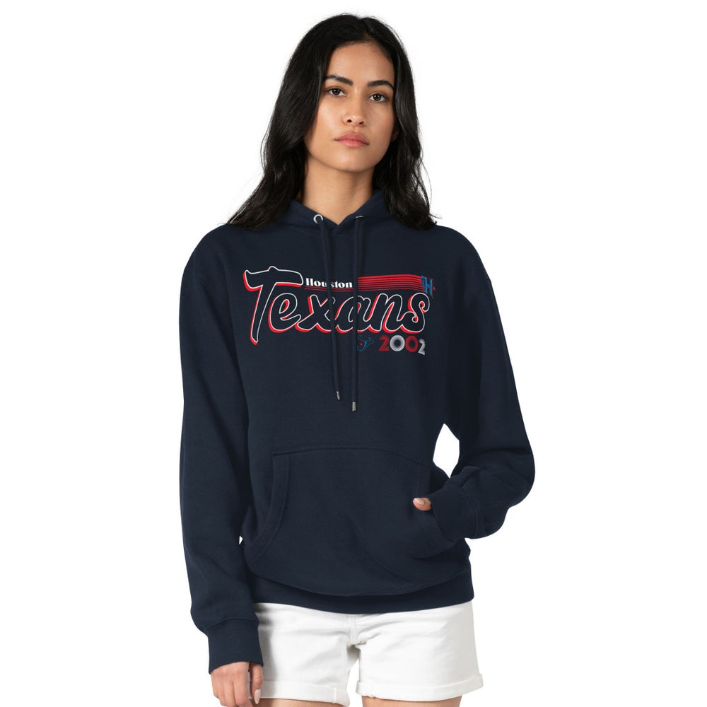 NFL Houston Texans Starter Women's Groovy Script Pullover Hoodie
