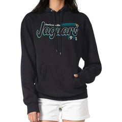 NFL Jacksonville Jaguars Starter Women's Groovy Script Pullover Hoodie