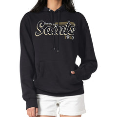 NFL New Orleans Saints Starter Women's Groovy Script Pullover Hoodie