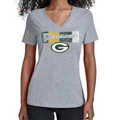 NFL Green Bay Packers Starter Women's Color Shading V-Neck T-Shirt