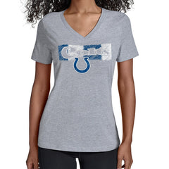 NFL Indianapolis Colts Starter Women's Color Shading V-Neck T-Shirt