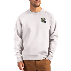 NFL New Orleans Saints Cutter & Buck Helmet Roam Recycled Raglan Pullover Sweatshirt