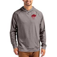 NFL Buffalo Bills Cutter & Buck Adapt Historic Knit Recycled Raglan Pullover Hoodie