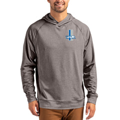 NFL Detroit Lions Cutter & Buck Adapt Historic Knit Recycled Raglan Pullover Hoodie