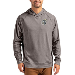 NFL New Orleans Saints Cutter & Buck Adapt Historic Knit Recycled Raglan Pullover Hoodie