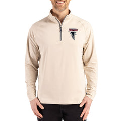 NFL Atlanta Falcons Cutter & Buck Throwback Logo Adapt Eco Knit Stretch Recycled Quarter-Zip Pullover