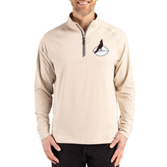 NFL Arizona Cardinals Cutter & Buck Throwback Logo Adapt Eco Knit Stretch Recycled Quarter-Zip Pullover