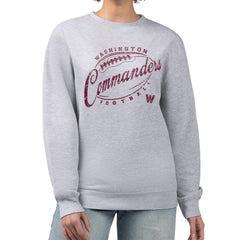 NFL Washington Commanders G-III 4Her by Carl Banks Women's Distressed Graphics Fleece Pullover Sweatshirt