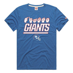 NFL New York Giants Homage Unisex NFL ASL Collection by Love Sign Tri-Blend T-Shirt