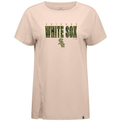 Chicago White Sox Levelwear Women's Influx Protect W T-Shirt - Khaki