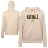 Washington Nationals Levelwear Women's Adorn Protect W Pullover Hoodie - Khaki