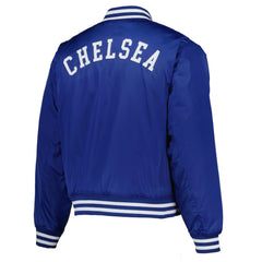 Chelsea Collegiate Sateen Full-Snap Jacket / Soccer On sale