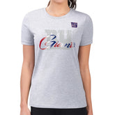NFL New York Giants G-III 4Her by Carl Banks Women's Super-Slim Fit Lightweight Shadow Logo T-Shirt