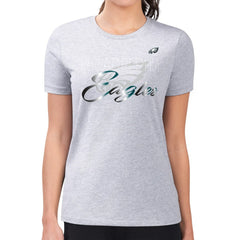 NFL Philadelphia Eagles G-III 4Her by Carl Banks Women's Super-Slim Fit Lightweight Shadow Logo T-Shirt