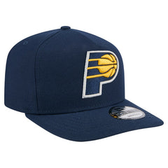 Indiana Pacers Core Logo A-Frame 9FIFTY Snapback Hat - Navy | New Era sale