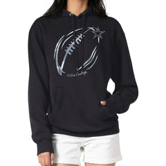 NFL Dallas Cowboys G-III 4Her by Carl Banks Women's Metallic Print Football Sketch Fleece Pullover Hoodie