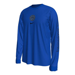 Inter Milan Wordmark Long Sleeve T-Shirt / Soccer Sale