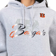 NFL Cincinnati Bengals G-III 4Her by Carl Banks Women's Shadow Logo Fleece Pullover Hoodie