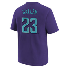 Zac Gallen Arizona Diamondbacks Youth Fuse City Connect Name & Number T-Shirt - Purple | Nike
