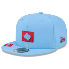 Texas Rangers 2026 Clubhouse Alternate 59FIFTY Fitted Hat - Light Blue | New Era