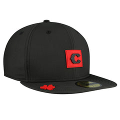 Cincinnati Reds 2026 Clubhouse Alternate 59FIFTY Fitted Hat - Black | New Era