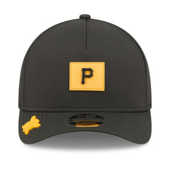 Pittsburgh Pirates 2026 Clubhouse 9FORTY A-Frame Adjustable Hat - Black | New Era