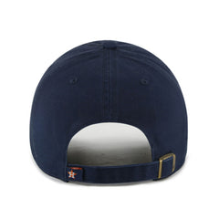 Houston Astros Team Logo Clean Up Adjustable Hat - Navy/Orange | 47 brand