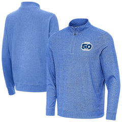 NFL Seattle Seahawks Antigua 50th Season Subtle Quarter-Zip Pullover