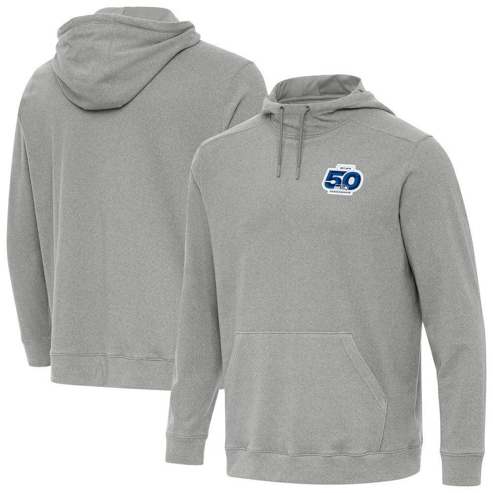 NFL Seattle Seahawks Antigua 50th Season Cloud Pullover Hoodie